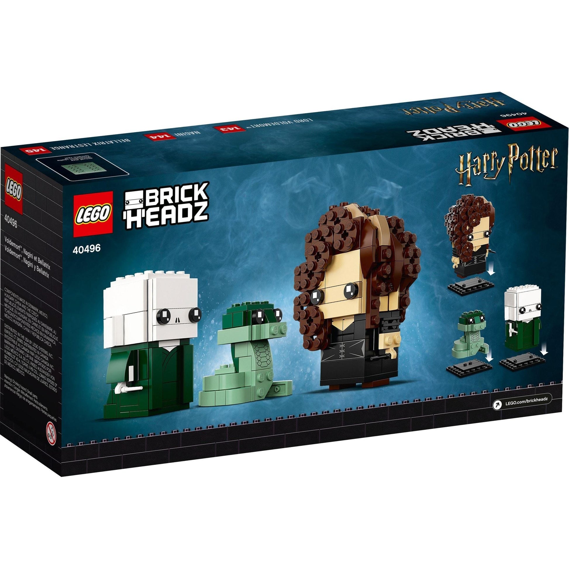 Voldemort, Nagini & Bellatrix | BrickHeadz | 40496
