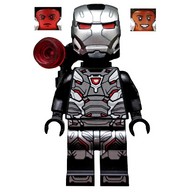 War Machine - Black and Silver Armor with Backpack | col334