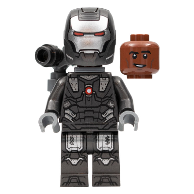 War Machine - Pearl Dark Gray and Silver Armor with Backpack | sh0819