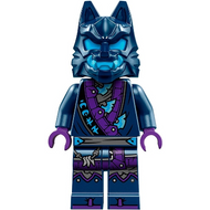 Wolf Mask Warrior - Dark Blue and Dark Azure Mask | njo0857