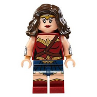Wonder Woman - Torse rouge foncé, jupe bleu foncé | sh0221