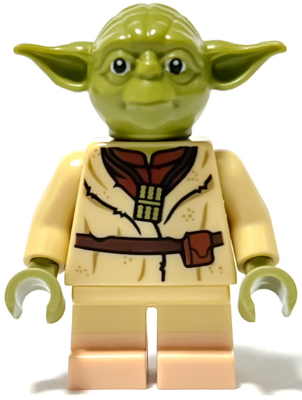 Yoda - Vert olive, ceinture, pieds couleur nougat clair | sw1272