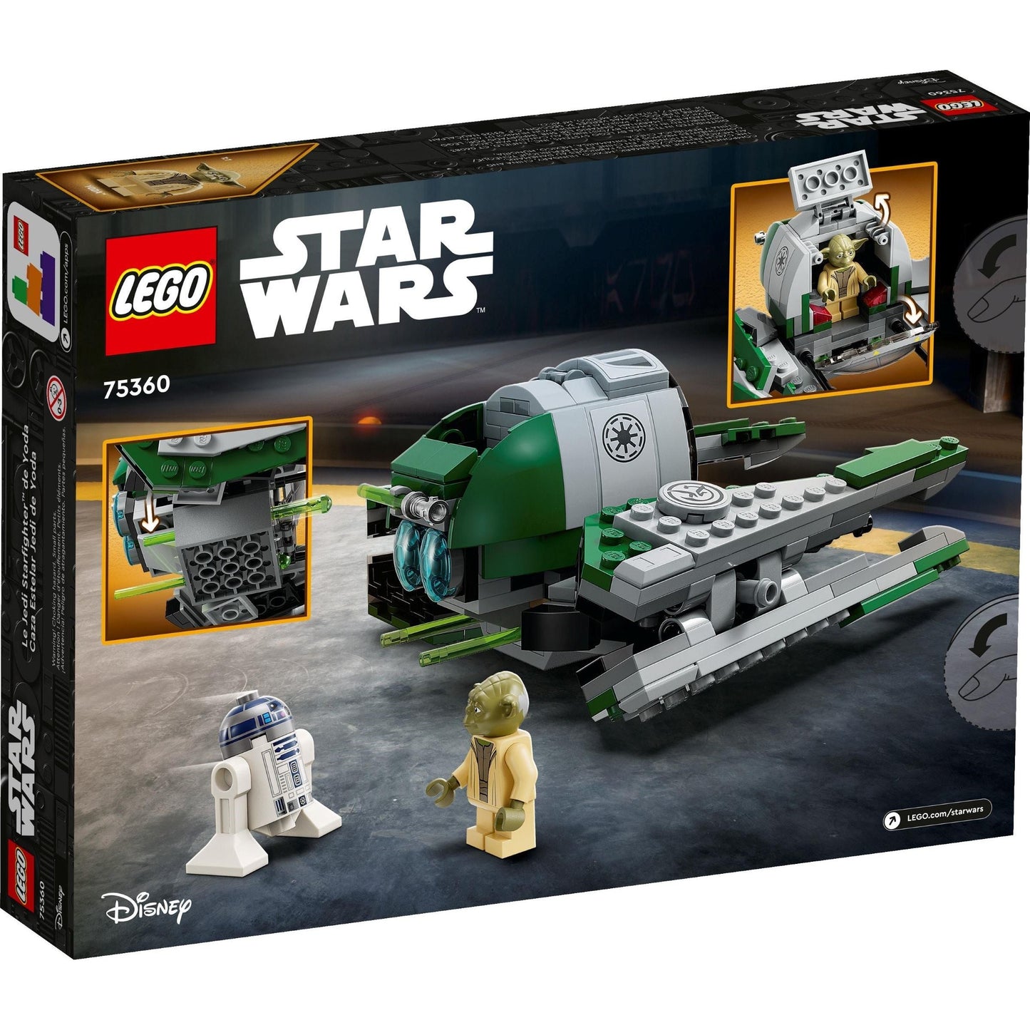 Yoda's Jedi Starfighter | Star Wars | 75360