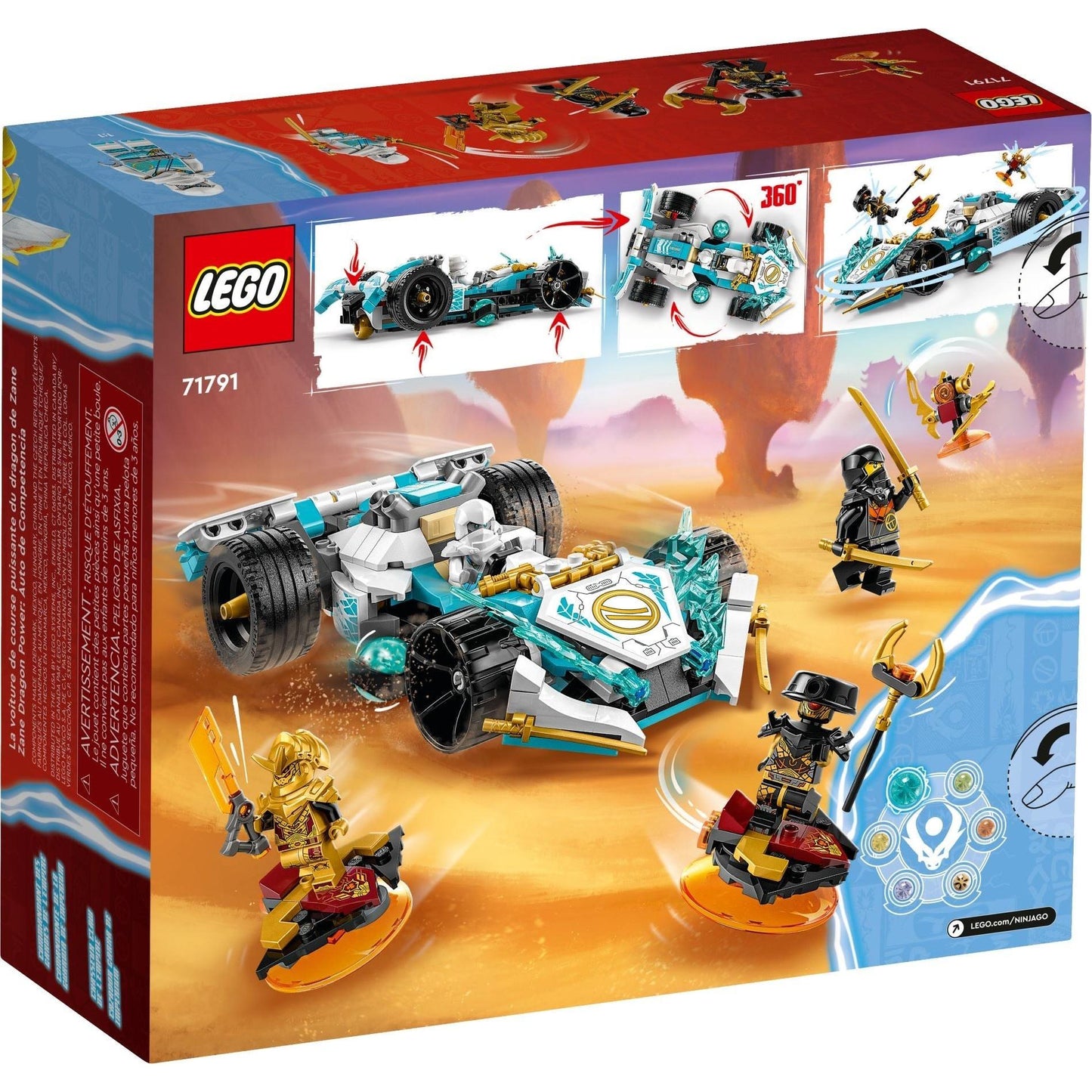 Zane's Dragon Power Spinjitzu Race Car | Ninjago | 71791