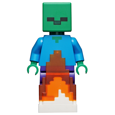 Zombie - Dark Purple Legs, Fire Base | min069