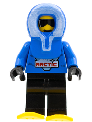 Arctic - Blue, Blue Hood, Black Legs, Snowshoes | arc006