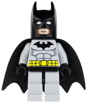 Batman - Light Bluish Gray Suit, Black Mask | bat001