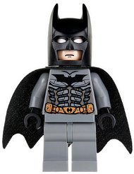 Batman - Dark Bluish Gray Suit, Black Mask | bat024