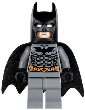 Batman - Dark Bluish Gray Suit, Black Mask | bat024