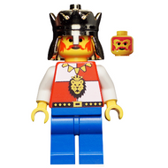 Royal Knights - King, with Blue Legs without Cape and Plume | cas060a