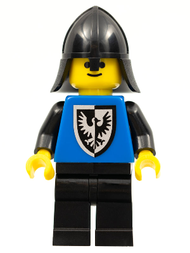 Black Falcon - Black Legs, Black Neck-Protector, Shield Bottom Round (Undetermined Type) | cas101