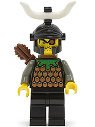 Knights Kingdom I - Gilbert the Bad, Black Dragon Helmet, Horns, Quiver | cas279