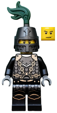 Kingdoms - Dragon Knight Scale Mail with Chains, Helmet Closed, Scowl | cas493