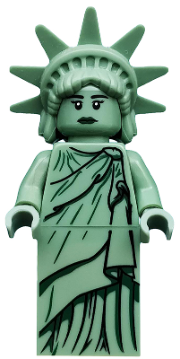Lady Liberty, Series 6 - Rubber Hair with Tiara | col084a