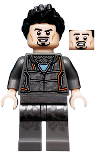 Tony Stark - Hoodie with Dark Silver Camouflage | col336