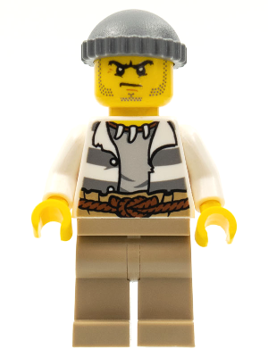 Swamp Police - Crook Male with Dark Bluish Gray Knit Cap | cty0515