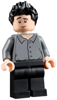 Ross Geller, Dark Bluish Gray Shirt | ftv001