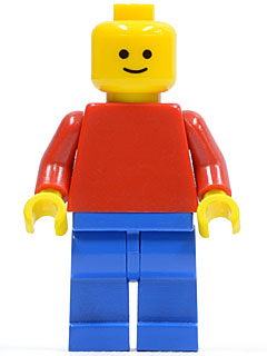 Plain Red Torso with Red Arms, Blue Legs (Lego Universe Bob) | gen025