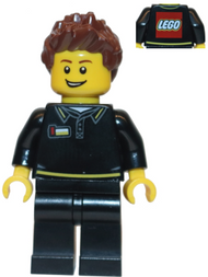 LEGO Store Employee, Male, Black Shirt | gen090
