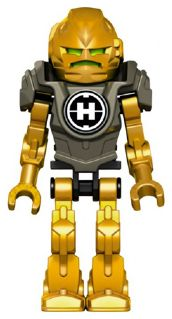 Hero Factory Mini - Rocka - Armure gris foncé perle | hf004