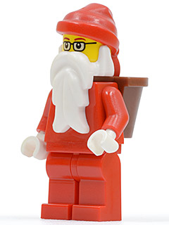 Santa, Red Legs, Glasses, D-Basket | hol004