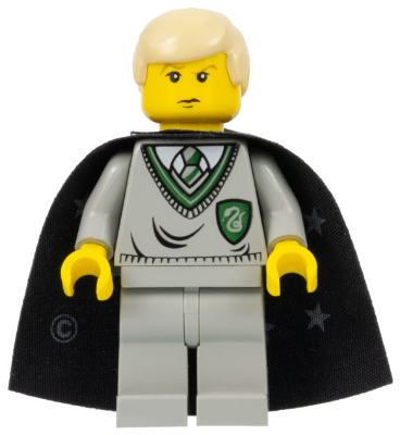 Draco Malfoy - Slytherin Torso, Black Cape with Stars | hp040