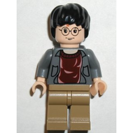 Harry Potter - Torse ouvert gris bleu foncé, jambes marron foncé | hp041