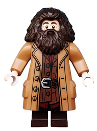 Rubeus Hagrid - Medium Nougat Topcoat with Buttons | hp144