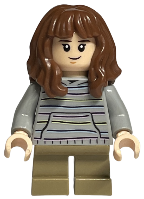 Hermione Granger - Light Bluish Gray Sweater with Pastel Stripes | hp156