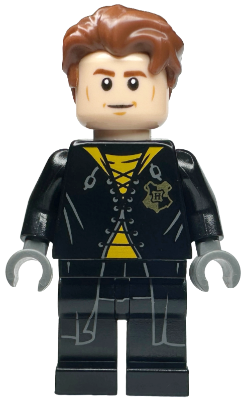 Cedric Diggory - Black and Yellow Uniform, Shirt Tail | hp179a