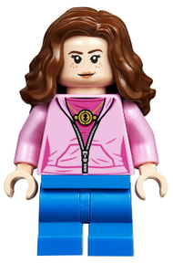 Hermione Granger - Veste rose vif avec collier Retourneur de Temps | hp181