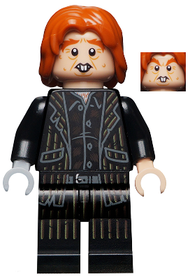 Peter Pettigrew (Wormtail) - Black Suit, Light Bluish Gray Right Hand | hp196