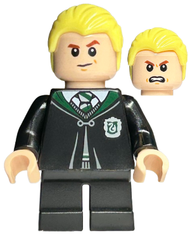 Draco Malfoy - Black Torso Slytherin Robe, Black Short Legs | hp254