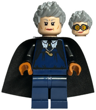 Madam Rolanda Hooch - Dark Blue Outfit, Light Nougat Head, Black Starched Cape | hp296