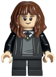 Robe de Hermione Granger à Poudlard, cravate noire | hp320