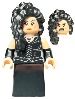 Bellatrix Lestrange - Robe noire, manches moulées doubles | hp424