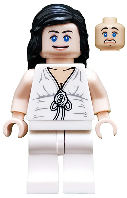 Marion Ravenwood - White Dress Top, White Legs | iaj007