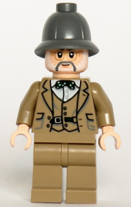 Professor Henry Jones Sr. - Dark Bluish Gray Pith Helmet | iaj047