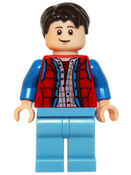 Marty McFly - Red Puffy Vest, Blue Arms | idea001