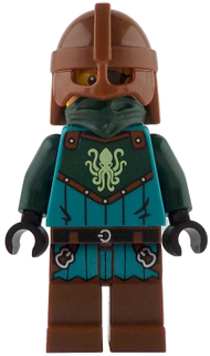 Kraken Warrior - Male, Reddish Brown Helmet, Eye Patch | idea229