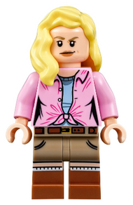 Dr. Ellie Sattler - Bright Pink Shirt, Hair over Shoulder | jw028