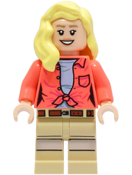 Dr. Ellie Sattler - Coral Shirt, Hair over Shoulder | jw116