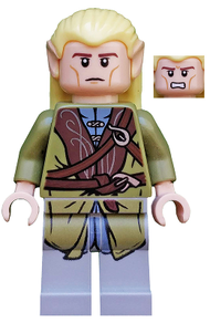 Legolas - Olive Green Robe, Long Cheek Lines | lor015