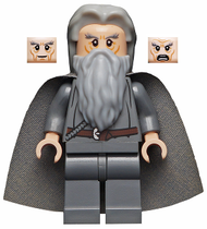 Gandalf le Gris - Cheveux, cape en tissu amidonné | lor073