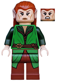 Tenue Tauriel, verte et brun rougeâtre | lor098