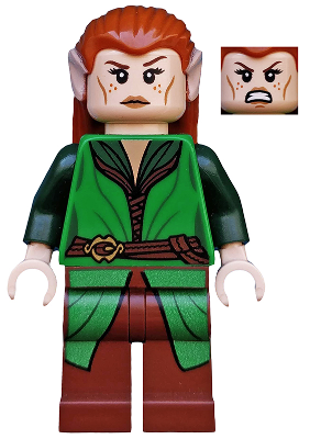 Tenue Tauriel, verte et brun rougeâtre | lor098