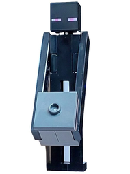 Enderman - Light Bluish Gray Block with Dark Bluish Gray Top | min151