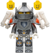 Lance Richmond - Flat Silver Visor and Armor, Jet Pack | nex028
