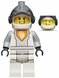 Lance Richmond - Flat Silver Visor (Battle Suit Lance) | nex082