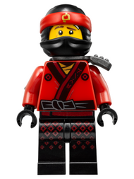 Kai - The LEGO Ninjago Movie, Pearl Dark Gray Katana Holder | njo0316